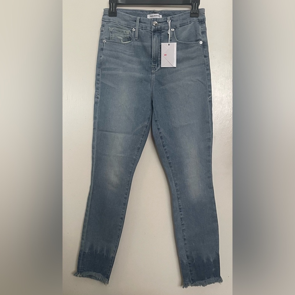 NWT Good American Good Legs Stretch Skinny Jeans